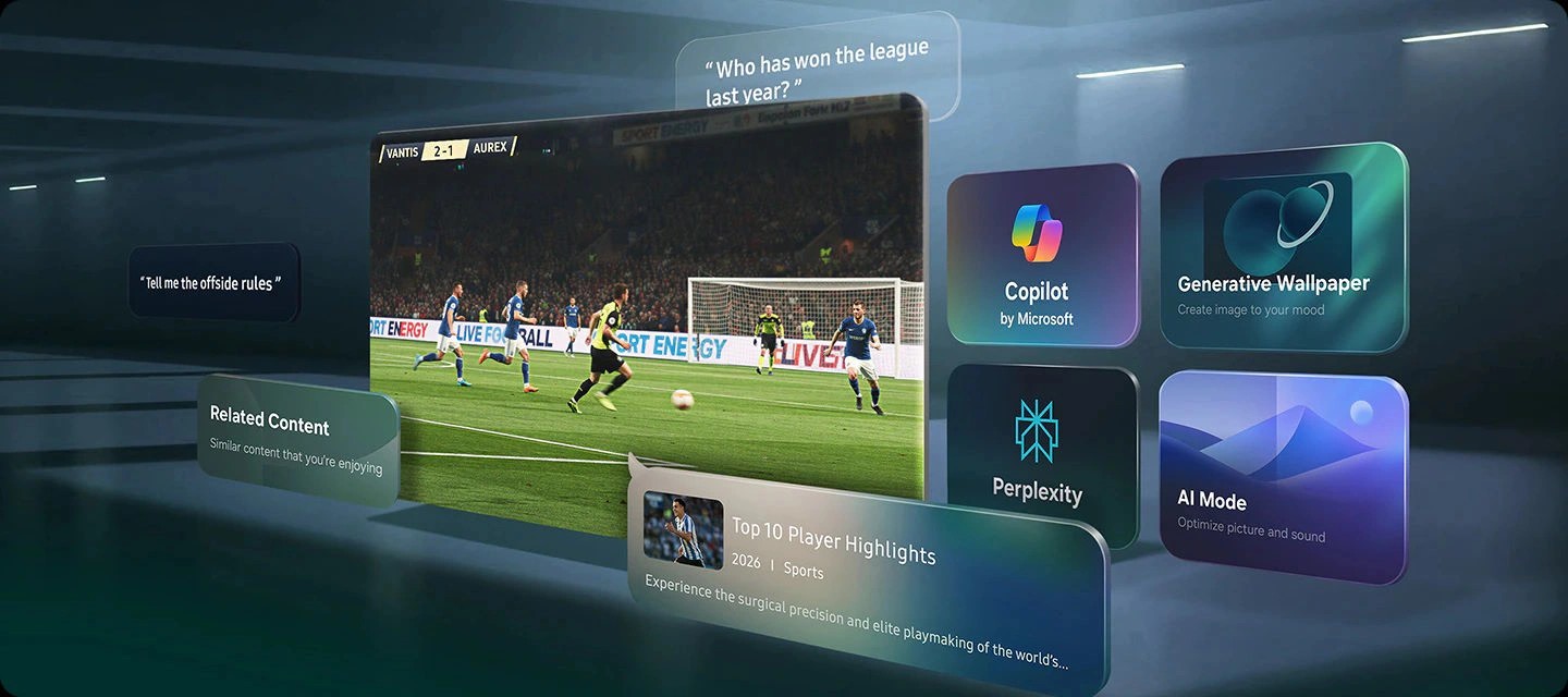Smart AI Tivi Samsung Mini LED 4K 85 inch UA85M80HA MODEL 2026
