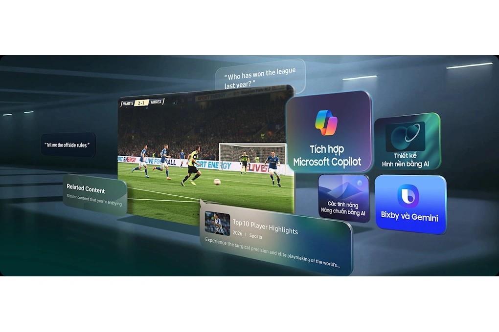 Smart Tivi Mini LED Samsung AI 4K 65 inch UA65M77HA MODEL 2026