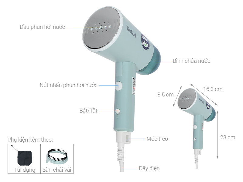 Bàn ủi hơi nước cầm tay Tefal DT1034E1
