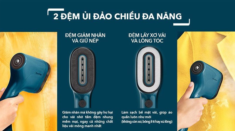 Bàn là hơi nước cầm tay Tefal DT2020E1- màu xanh Mallard