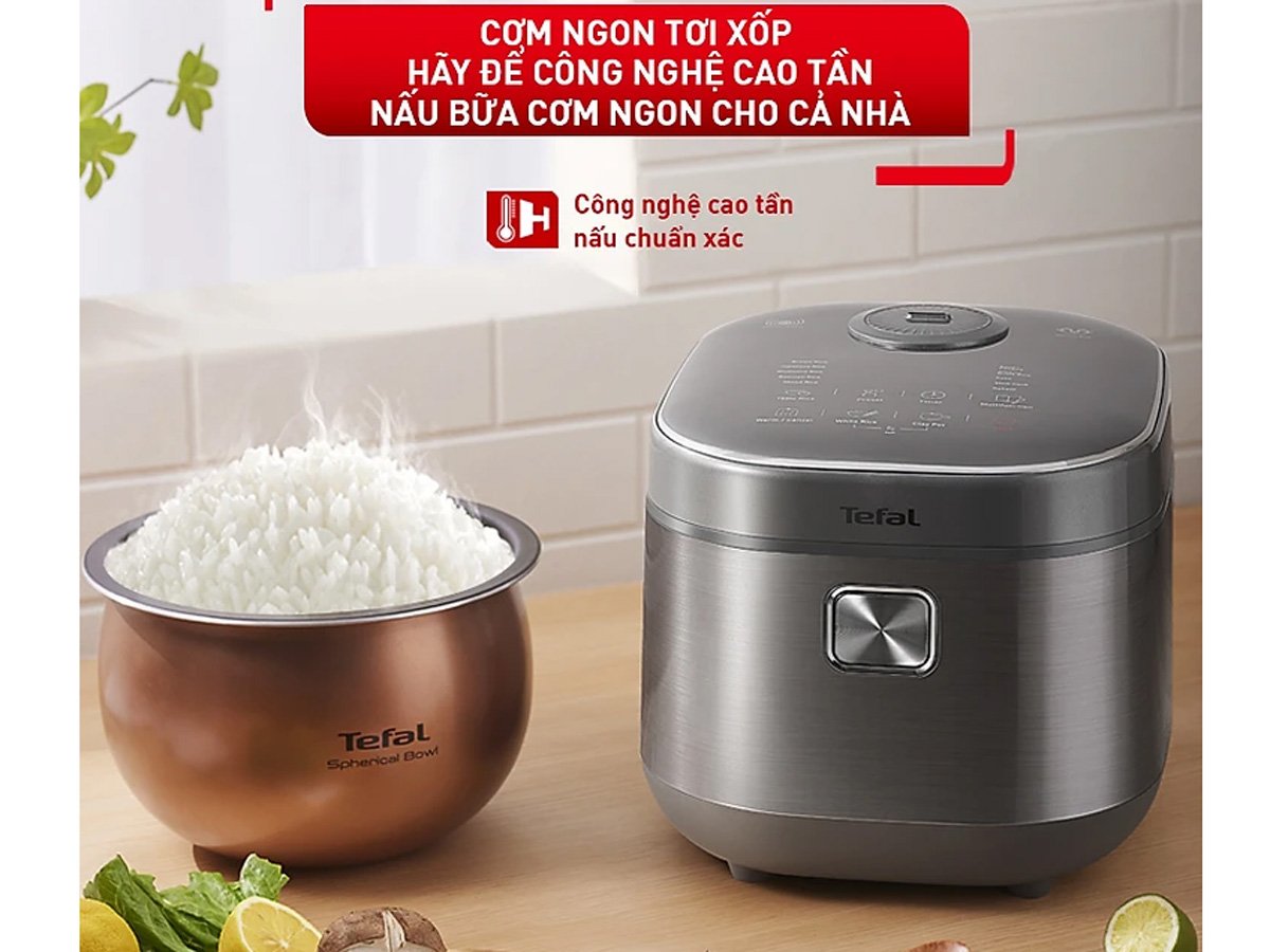 Nồi cơm điện tử cao tần Tefal RK818A68 - 1.8 lít