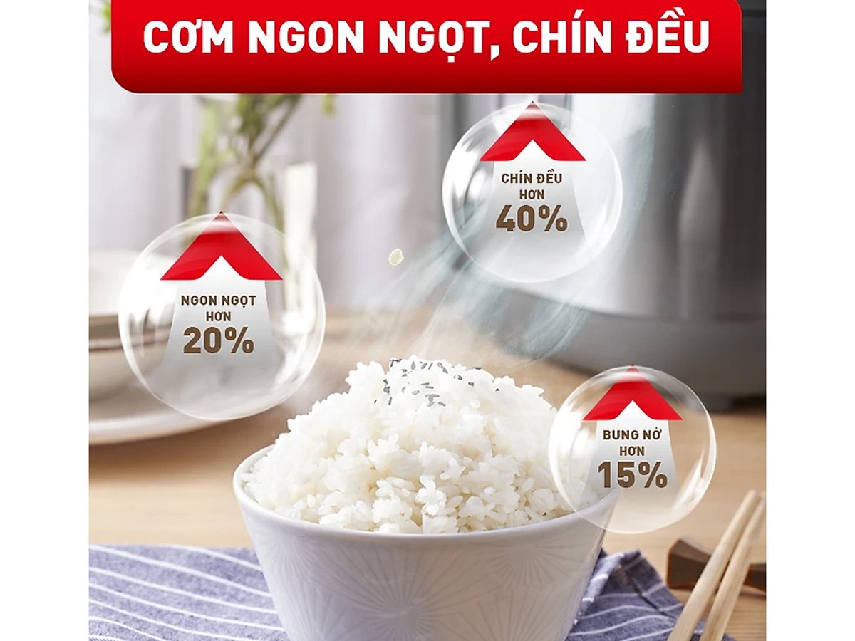 Nồi cơm điện tử cao tần Tefal RK818A68 - 1.8 lít
