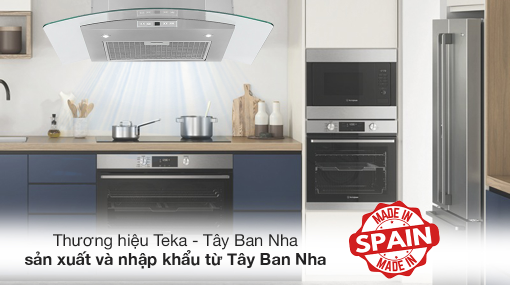 Máy hút mùi kính cong TEKA NC 780