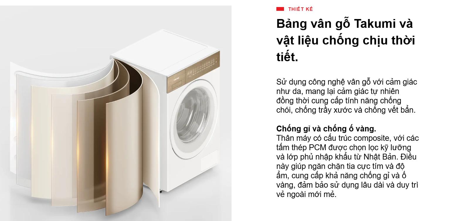 Máy giặt Toshiba Inverter 10.5kg TW-T37BZP115MWV(WT)