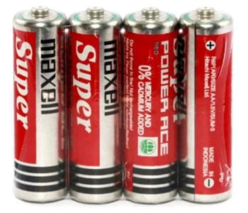 THÙNG PIN PIN TIỂU AA 1.5v MAXELL SUPER R6P(AR) 4P (4 VIÊN) - HÀNG CHÍNH HÃNG